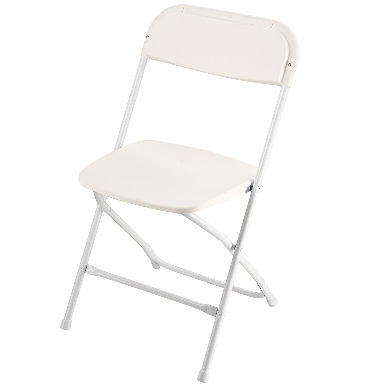 4 Pack Folding Chairs, Foldable Plastic Chairs with Heavy Duty Metal Frame, Portable Folding Card Table V952-JSZDYSLJS4BZEBN6X001V0
