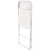 4 Pack Folding Chairs, Foldable Plastic Chairs with Heavy Duty Metal Frame, Portable Folding Card Table V952-JSZDYSLJS4BZEBN6X001V0