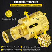 Diamond Drill Bits 4PCS Diamond Hole Saw 25/35/50/68mm Tile Hole Saw Kit Vacuum Brazed Diamond Drill Bit V952-JT420355068MMJN3HV0