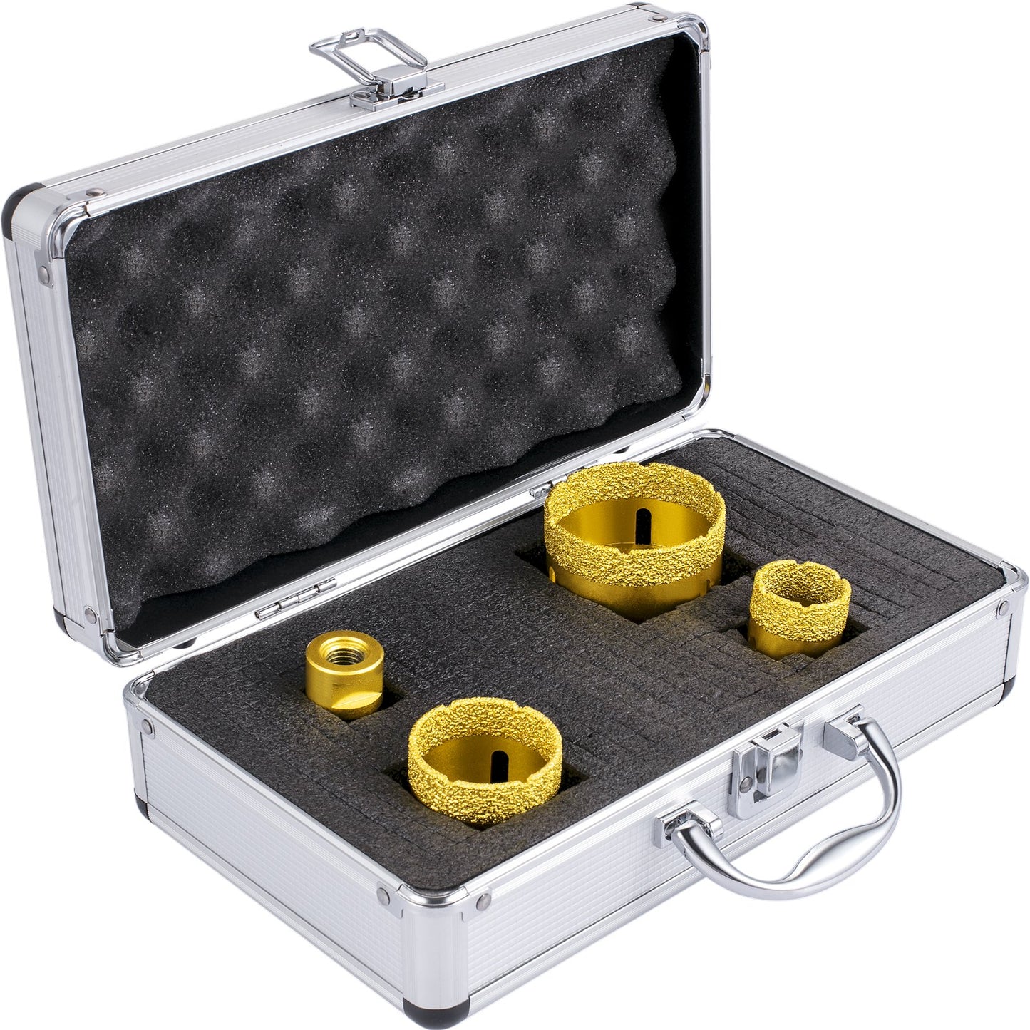Diamond Drill Bits 4PCS Diamond Hole Saw 25/35/50/68mm Tile Hole Saw Kit Vacuum Brazed Diamond Drill Bit V952-JT420355068MMJN3HV0