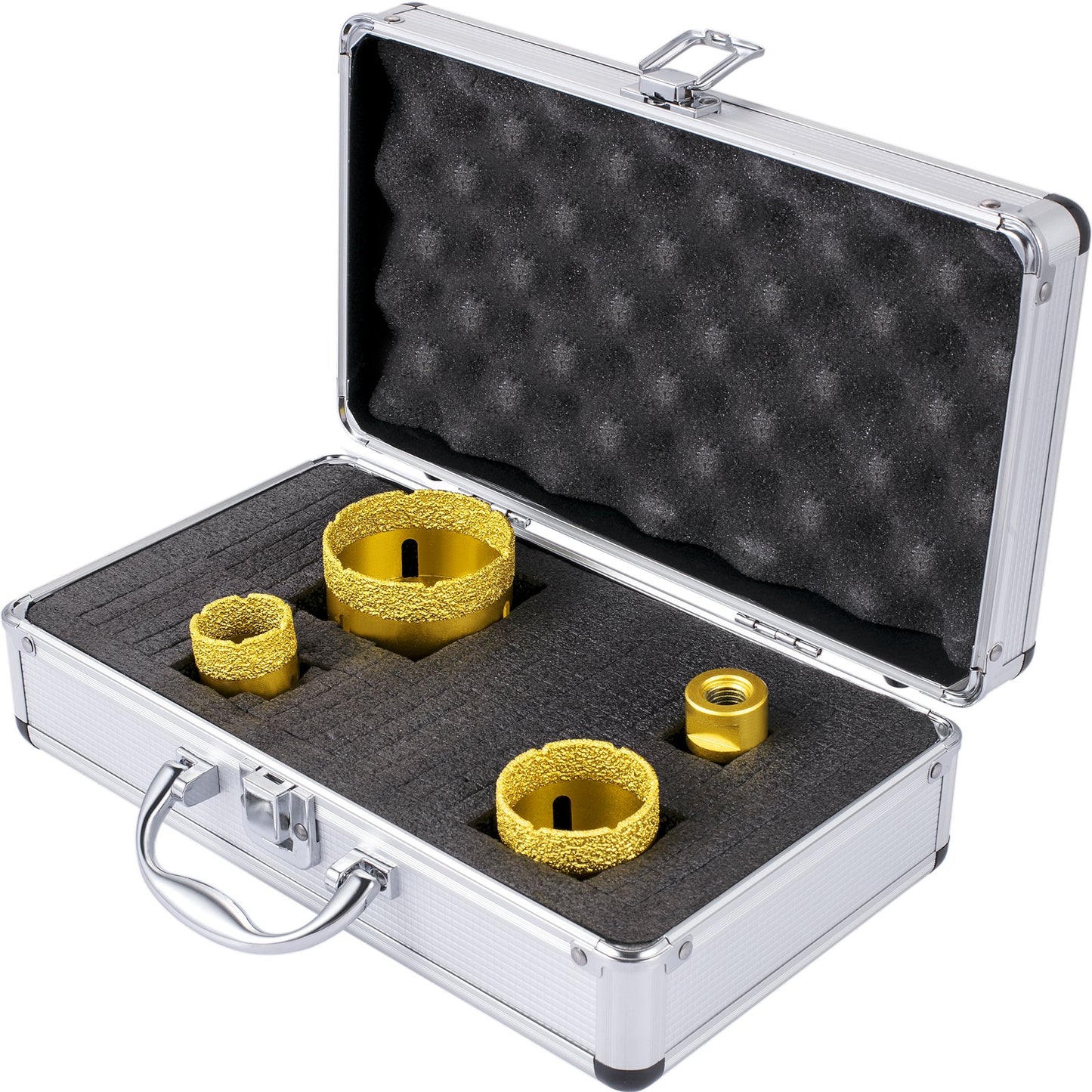 Diamond Drill Bits 4PCS Diamond Hole Saw 25/35/50/68mm Tile Hole Saw Kit Vacuum Brazed Diamond Drill Bit V952-JT420355068MMJN3HV0