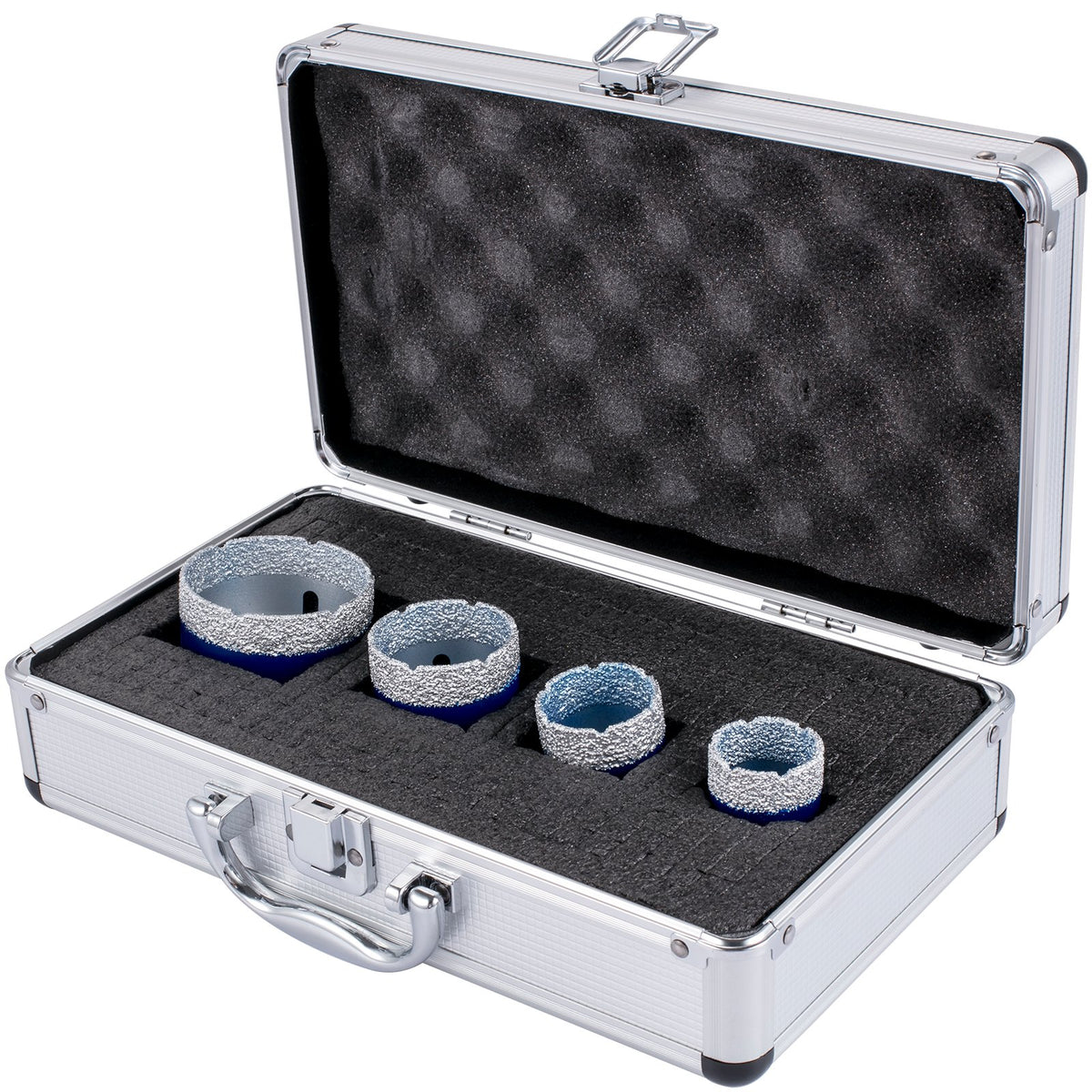 Diamond Drill Bits 4PCS Diamond Hole Saw 35/40/50/68mm Tile Hole Saw Kit Vacuum Brazed Diamond Drill Bit V952-JT435405068MM71UZV0