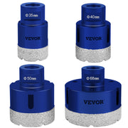 Diamond Drill Bits 4PCS Diamond Hole Saw 35/40/50/68mm Tile Hole Saw Kit Vacuum Brazed Diamond Drill Bit V952-JT435405068MM71UZV0