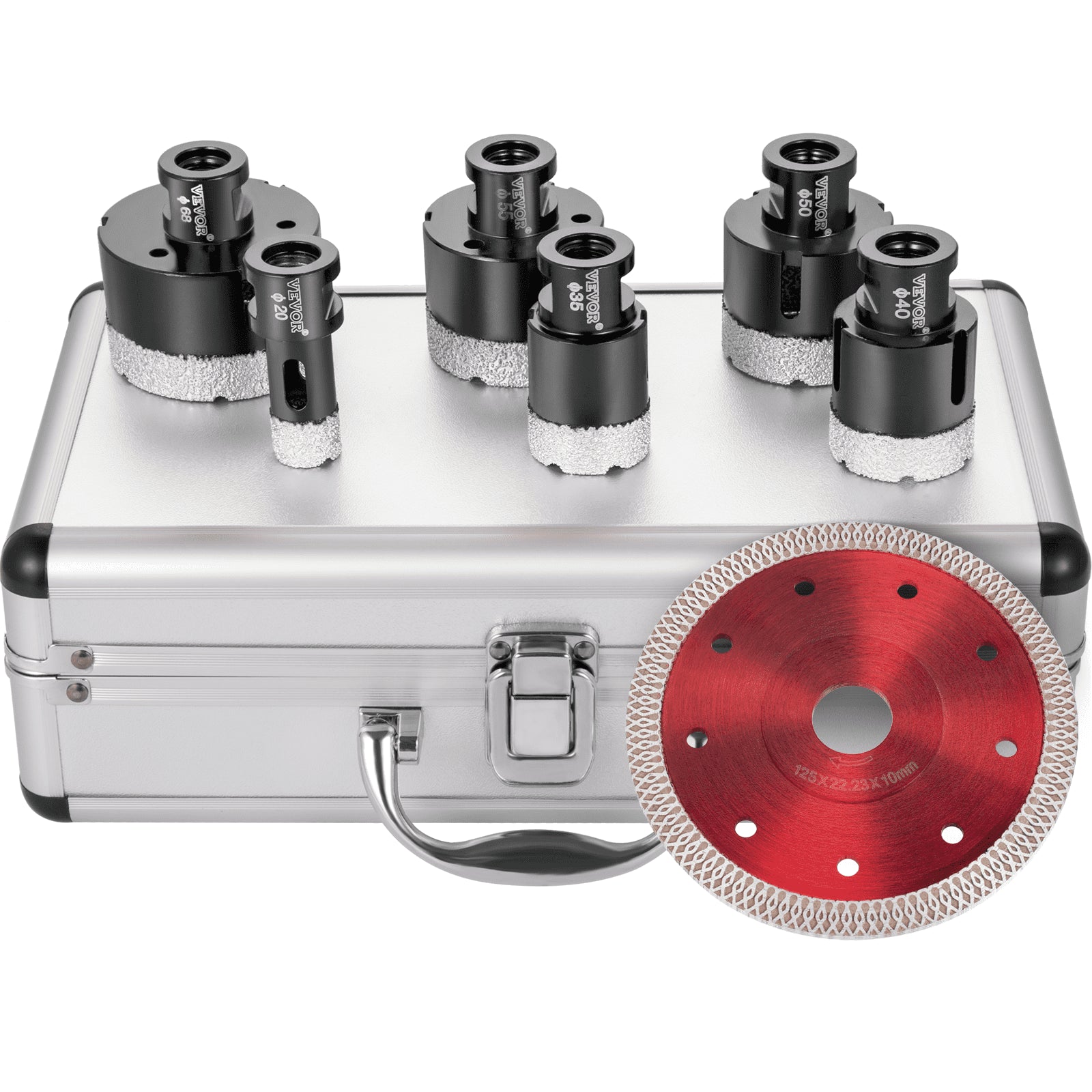 Diamond Drill Bits 6PCS Diamond Hole Saw 20/35/40/50/55/68mm Tile Hole Saw Kit Vacuum Brazed Diamond Drill V952-JTQHJGSKZTJ62RWI8V0