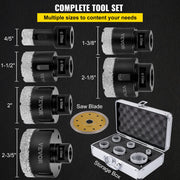 Diamond Drill Bits 6PCS Diamond Hole Saw 20/35/40/50/55/68mm Tile Hole Saw Kit Vacuum Brazed Diamond Drill V952-JTQHJGSKZTJ62RWI8V0