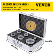 Diamond Drill Bits 6PCS Diamond Hole Saw 20/35/40/50/55/68mm Tile Hole Saw Kit Vacuum Brazed Diamond Drill V952-JTQHJGSKZTJ62RWI8V0