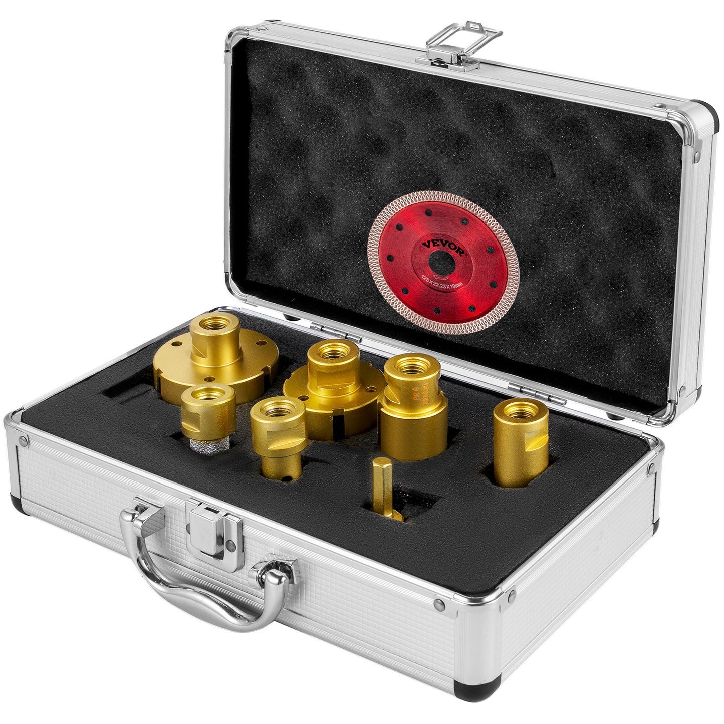 Diamond Drill Bits 7PCS Diamond Hole Saw 20/27/35/55/68mmTile Hole Saw Kit Vacuum Brazed Diamond Drill Bit V952-JTQHJGSKZTJ72R3T0V0