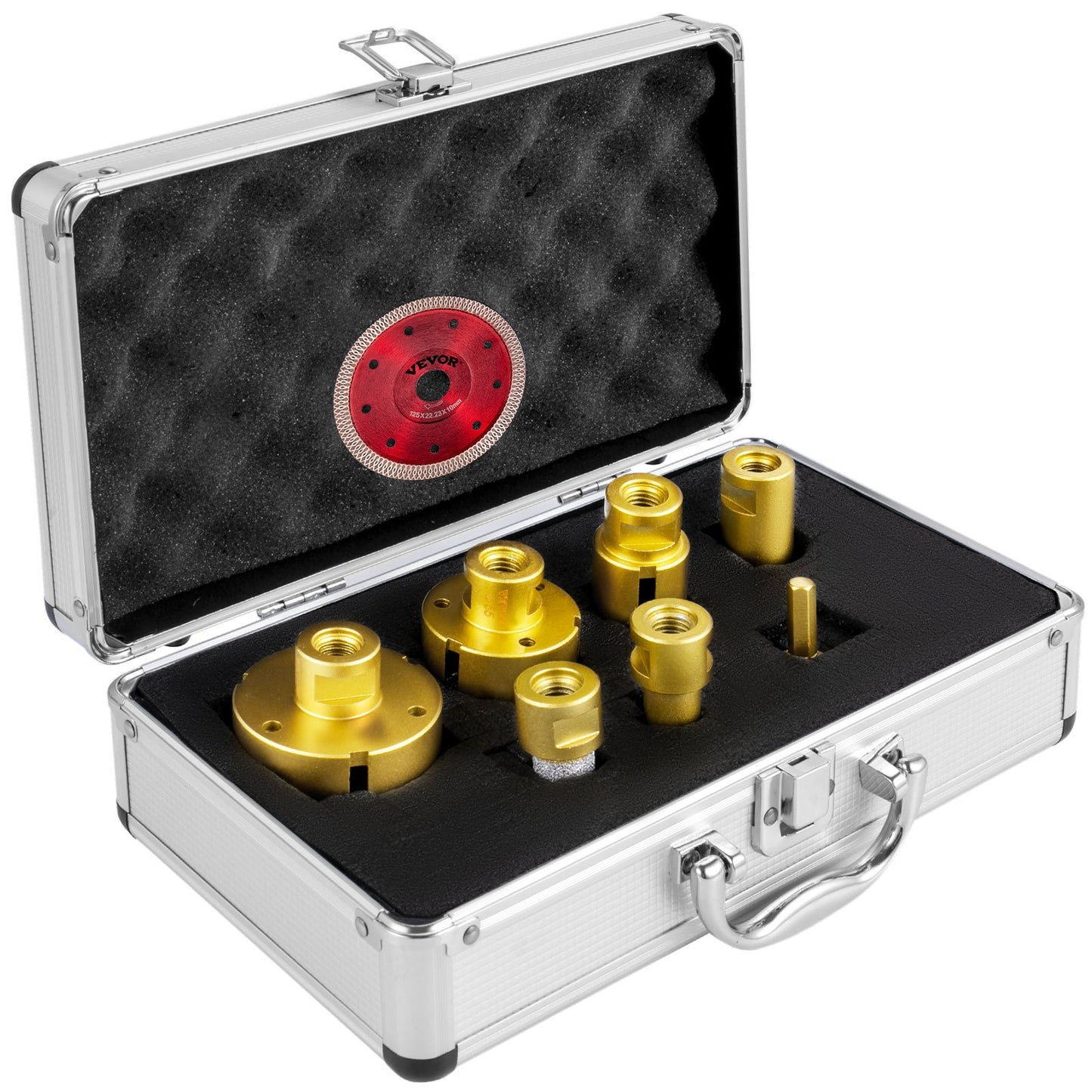 Diamond Drill Bits 7PCS Diamond Hole Saw 20/27/35/55/68mmTile Hole Saw Kit Vacuum Brazed Diamond Drill Bit V952-JTQHJGSKZTJ72R3T0V0