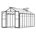 Polycarbonate Greenhouse 8 x 14 Ft Outdoor Walk-in Greenhouse for Garden V952-JTSZWSL8W14FB0RRXV0