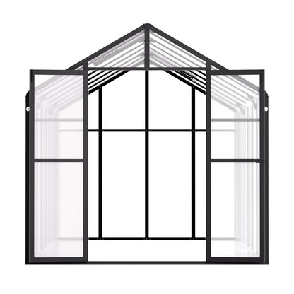 Polycarbonate Greenhouse 8 x 14 Ft Outdoor Walk-in Greenhouse for Garden V952-JTSZWSL8W14FB0RRXV0