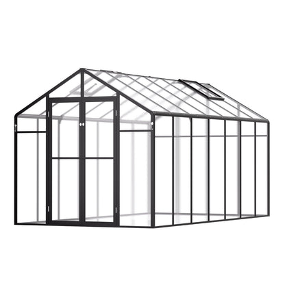 Polycarbonate Greenhouse 8 x 14 Ft Outdoor Walk-in Greenhouse for Garden V952-JTSZWSL8W14FB0RRXV0