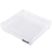 Scrapbook Paper Storage 6 Pack Stackable Plastic Board Game Boxes Clear Case V952-JTZCCHTZBHTCADQZDV0