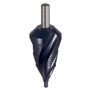 Step Drill Bit, 4.76 to 34.93 mm, 9.53 mm Triangular Shank, TiAlN Coating Cobalt High Speed Steel, Four V952-JTZT138INCHLOYO1B001V0