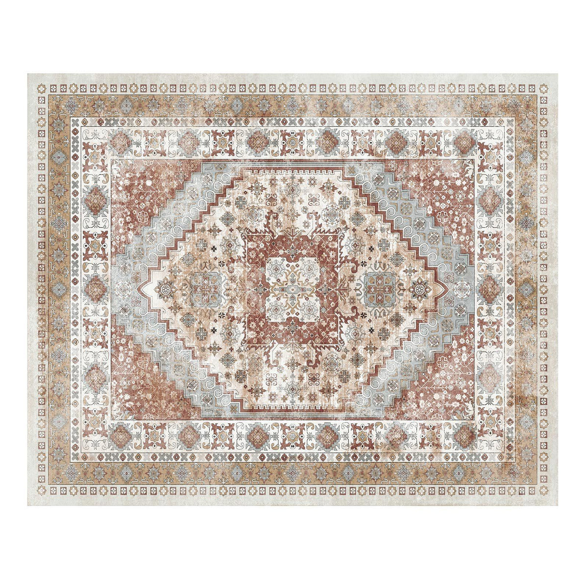 Area Rug, 2438.4 x 3048 mm Large Washable Rug, Non-Slip and Tear-Resistant Soft Carpet, Pet & Child Friendly V952-JXDDT8X10FTFZ8SUZ001V0