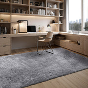Indoor Plush Area Rugs, 2.44 x 3.05m Soft Plush Carpet, Furry Shag Area Rugs for Living Room, Bedroom, V952-JXDDTSM8X10FS61MV001V0