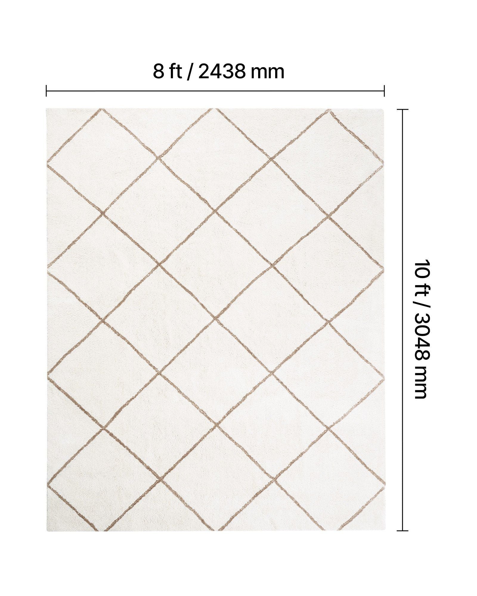 Indoor Plush Area Rugs, 2.44 x 3.05m Plush Carpet, Area Rugs Furry with Long Plushs Pile, Thick & Durable V952-JXDDTSSCR8X10TZKW001V0