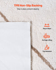 Indoor Plush Area Rugs, 2.44 x 3.05m Plush Carpet, Area Rugs Furry with Long Plushs Pile, Thick & Durable V952-JXDDTSSCR8X10TZKW001V0
