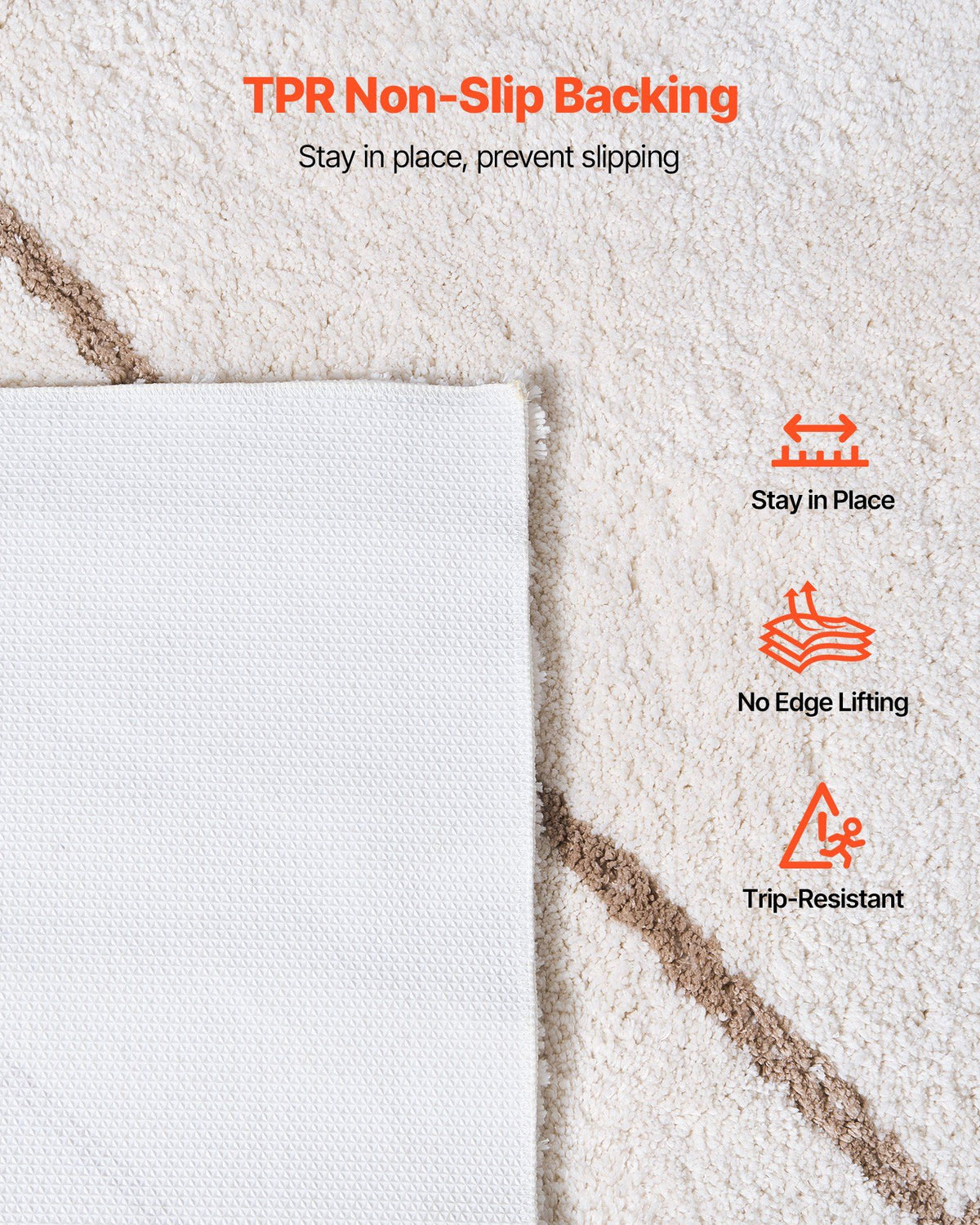Indoor Plush Area Rugs, 2.44 x 3.05m Plush Carpet, Area Rugs Furry with Long Plushs Pile, Thick & Durable V952-JXDDTSSCR8X10TZKW001V0