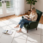 Indoor Plush Area Rugs, 2.44 x 3.05m Plush Carpet, Area Rugs Furry with Long Plushs Pile, Thick & Durable V952-JXDDTSSCR8X10TZKW001V0