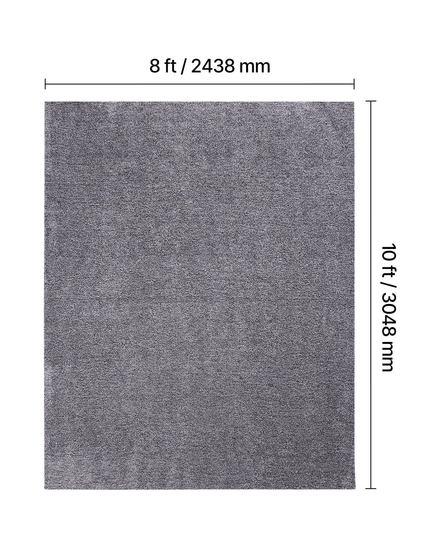 Indoor Plush Area Rugs, 2.44 x 3.05m Plush Carpet, Area Rugs Furry with Long Plushs Pile, Thick & Durable V952-JXDDTSSCR8X1HTYN7001V0