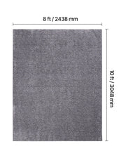 Indoor Plush Area Rugs, 2.44 x 3.05m Plush Carpet, Area Rugs Furry with Long Plushs Pile, Thick & Durable V952-JXDDTSSCR8X1HTYN7001V0