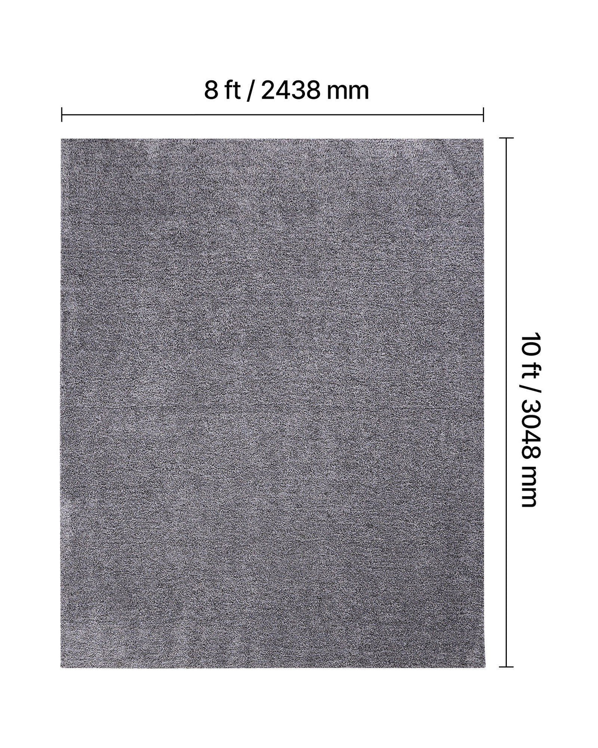 Indoor Plush Area Rugs, 2.44 x 3.05m Plush Carpet, Area Rugs Furry with Long Plushs Pile, Thick & Durable V952-JXDDTSSCR8X1HTYN7001V0