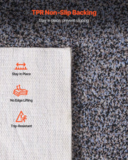 Indoor Plush Area Rugs, 2.44 x 3.05m Plush Carpet, Area Rugs Furry with Long Plushs Pile, Thick & Durable V952-JXDDTSSCR8X1HTYN7001V0