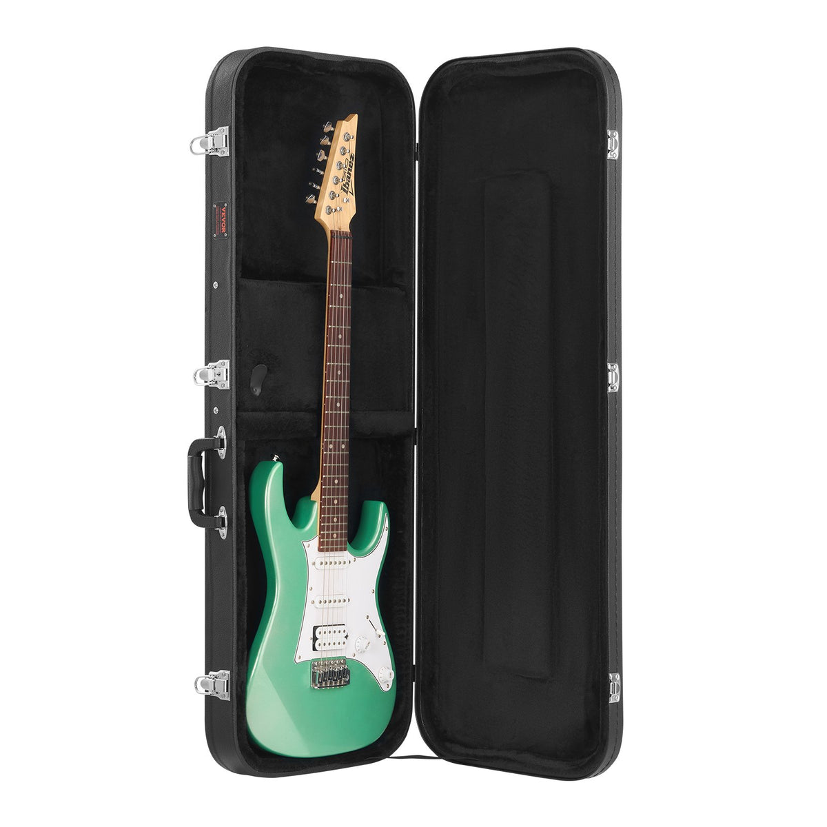 Electric Guitar Hard Case, 1095 mm Rectangular Guitar Hard Case, With Lock Latch Keys Handle, PVC Padding V952-JXJTYHJXJHBDYEWZQV0