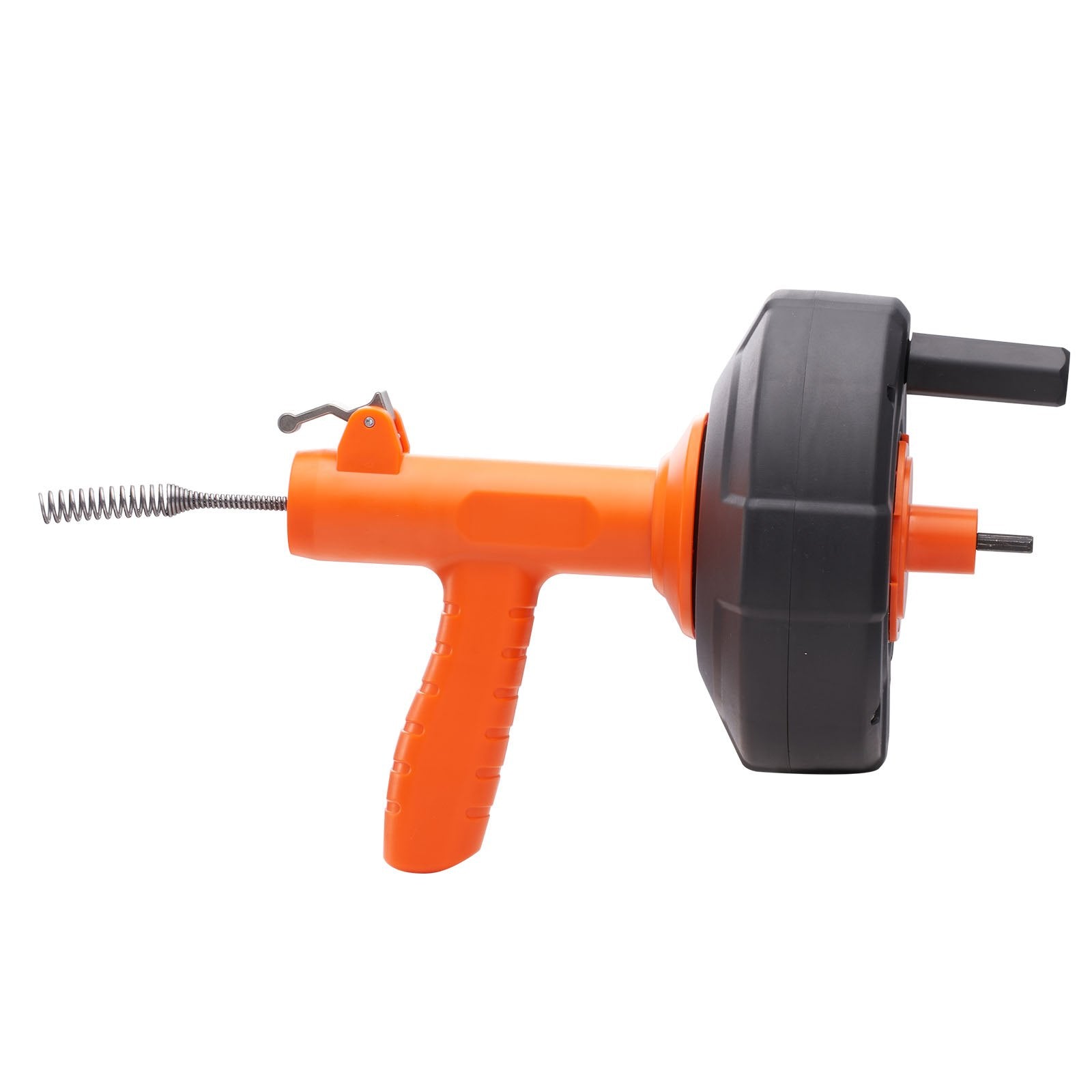 Drain Auger 25ft 1/4in Drum Plumbing Drain Snake Clog Remover Autofeed V952-JXKSC25FT14IN9TZMV0