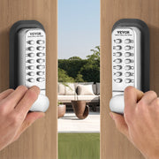 Mechanical Keyless Entry Door Lock, 14 Key Mechanical Door Lock, Mechanical Keypad Door Lock with Adjustable V952-JXMMSBMAZSZMD0O8HV0