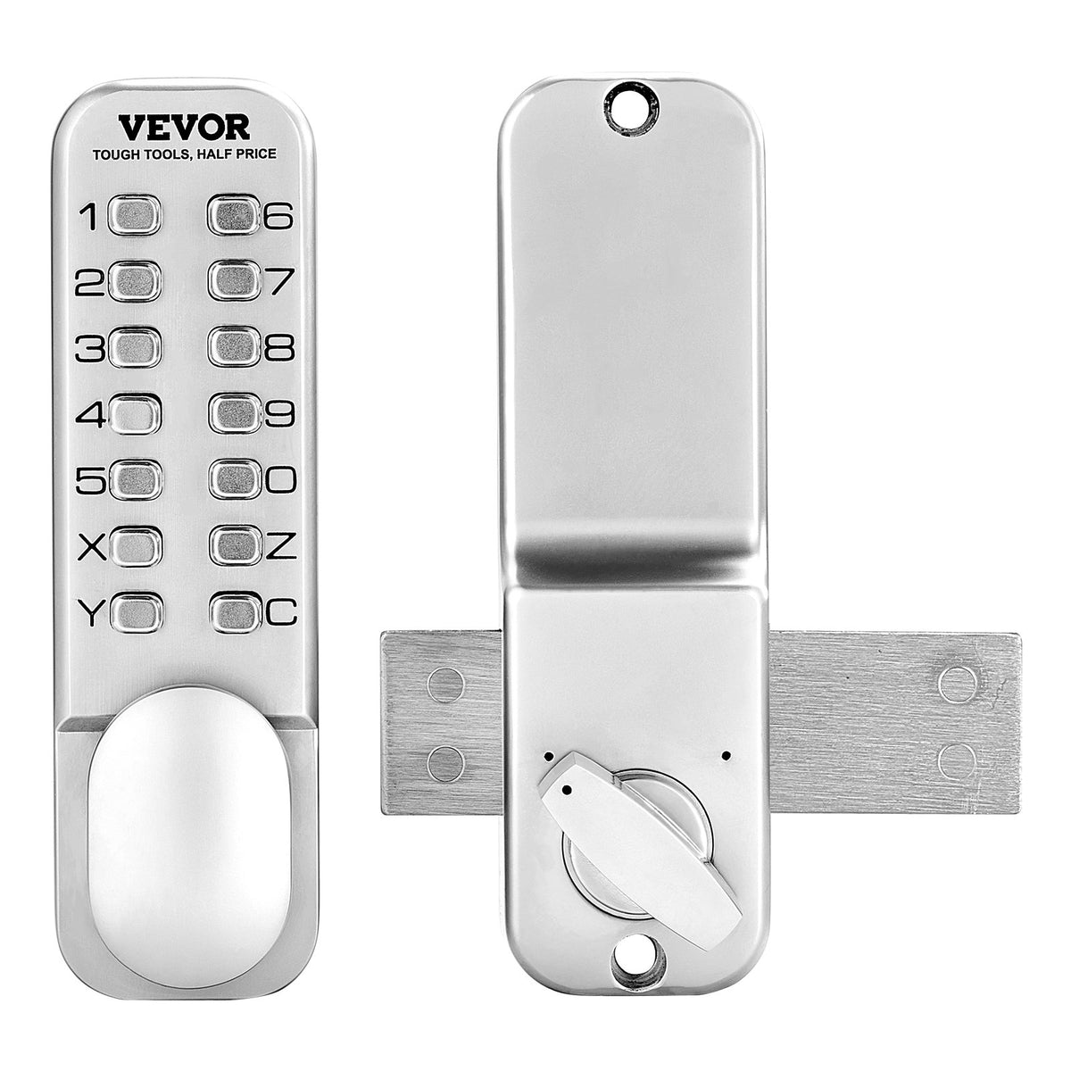 Mechanical Keyless Entry Door Lock, 14 Key Mechanical Door Lock, Mechanical Keypad Door Lock with Adjustable V952-JXMMSBMAZSZMD0O8HV0