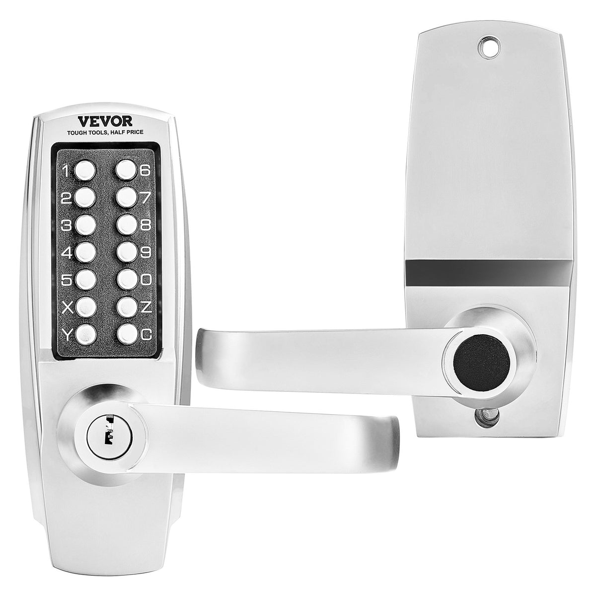 Mechanical Keyless Entry Door Lock, 14 Key Mechanical Door Lock with Keys, Mechanical Keypad Door Lock with V952-JXMMSQRSSZMM4OC12V0
