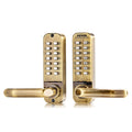 Mechanical Keyless Entry Door Lock, 14 Key Mechanical Door Lock, Mechanical Keypad Door Lock with Handle, V952-JXMMSQRSSZMM8DYARV0