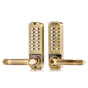 Mechanical Keyless Entry Door Lock, 14 Key Mechanical Door Lock, Mechanical Keypad Door Lock with Handle, V952-JXMMSQRSSZMM8DYARV0