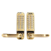 Mechanical Keyless Entry Door Lock, 14 Key Mechanical Door Lock, Mechanical Keypad Door Lock with Handle, V952-JXMMSQRSSZMM8DYARV0
