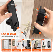 Mechanical Keyless Entry Door Lock 14 Digit Keypad and Handle Embedded V952-JXMMSQRSSZMMDZSMAV0