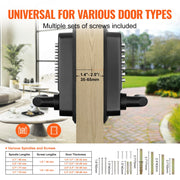 Mechanical Keyless Entry Door Lock, 14 Digit Keypad, Water-proof Zinc Alloy, Double-sided Embedded Outdoor V952-JXMMSQRSSZMMUEQJ6V0