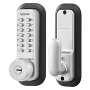 Mechanical Keyless Entry Door Lock, 2.0 Code Upgrade, 4-7 Digits Code, Single-Sided Push Button Combination V952-JXMMSYSQXQRSNIU67001V0