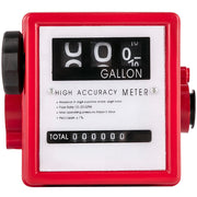 Mechanical Fuel Meter 20 GPM Fuel Flow Meter 3-Digital Batch Display Fuel Transfer Meter 2.54 cm Diesel Fuel V952-JXRYB20GPM3L00001V0