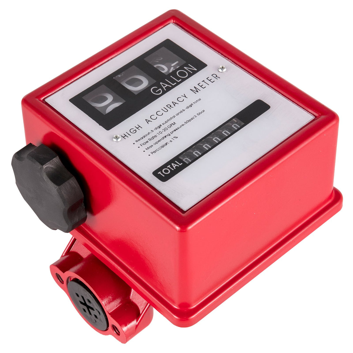Mechanical Fuel Meter 20 GPM Fuel Flow Meter 3-Digital Batch Display Fuel Transfer Meter 2.54 cm Diesel Fuel V952-JXRYB20GPM3L00001V0