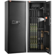 6-8 Rifles Gun Safe, Rifle Safe with Lock & Digital Keypad, Quick Access Tall Gun Storage Cabinet with V952-JXSQJPZS8Z002XKG0V9
