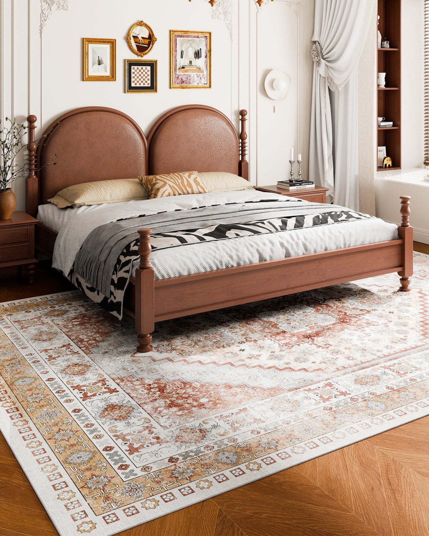Area Rug, 2743.2 x 3658 mm Large Washable Rug, Non-Slip and Tear-Resistant Soft Carpet, Pet & Child Friendly V952-JXTDDT9X12FTBTP1I001V0