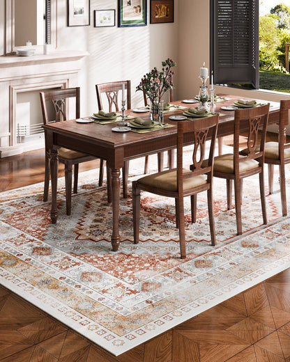 Area Rug, 2743.2 x 3658 mm Large Washable Rug, Non-Slip and Tear-Resistant Soft Carpet, Pet & Child Friendly V952-JXTDDT9X12FTBTP1I001V0
