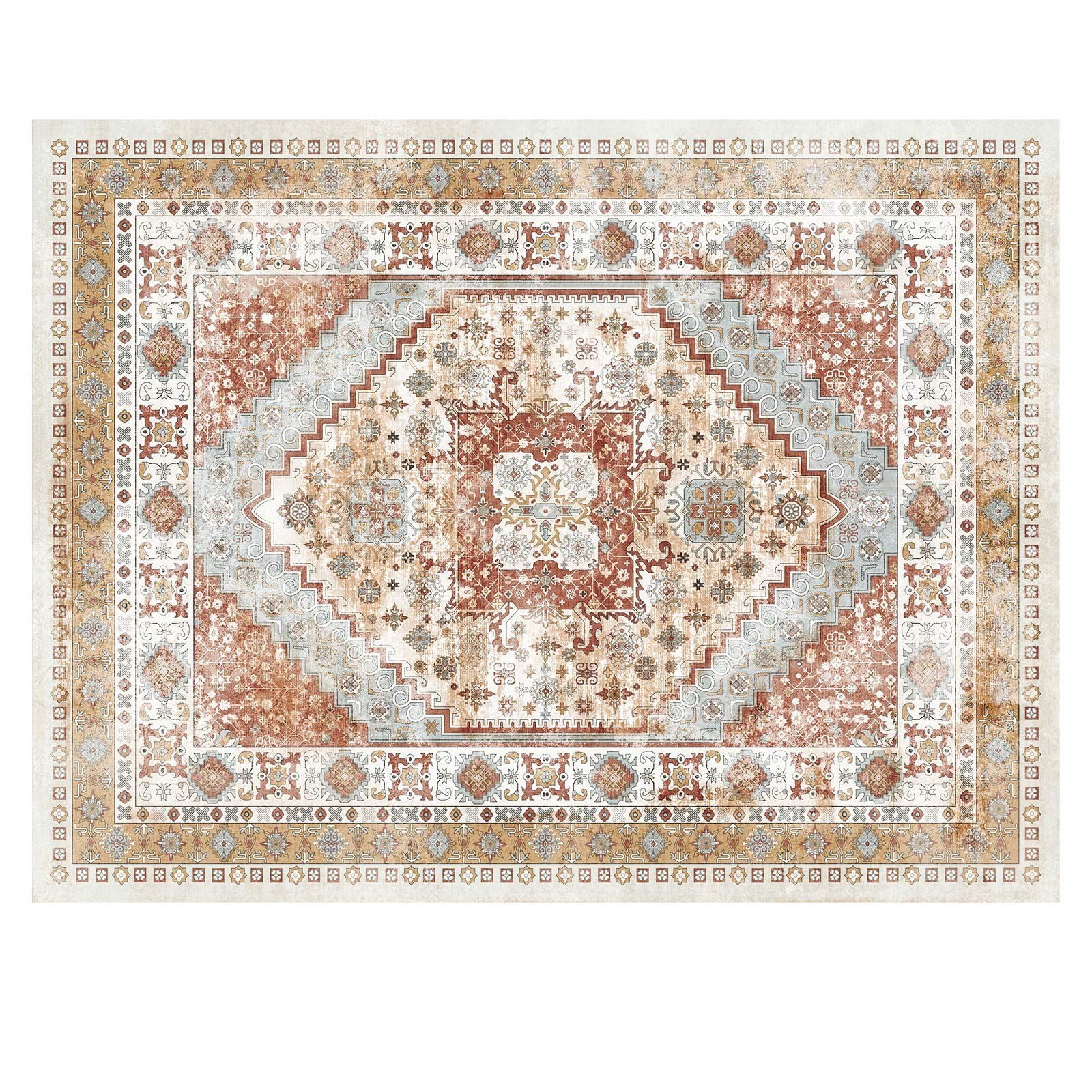 Area Rug, 2743.2 x 3658 mm Large Washable Rug, Non-Slip and Tear-Resistant Soft Carpet, Pet & Child Friendly V952-JXTDDT9X12FTBTP1I001V0