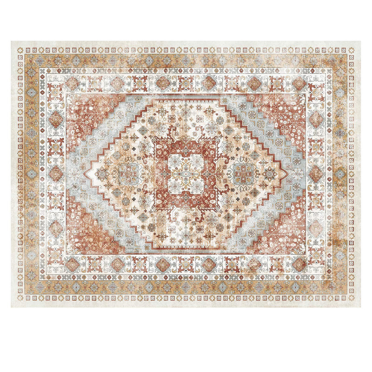 Area Rug, 2743.2 x 3658 mm Large Washable Rug, Non-Slip and Tear-Resistant Soft Carpet, Pet & Child Friendly V952-JXTDDT9X12FTBTP1I001V0