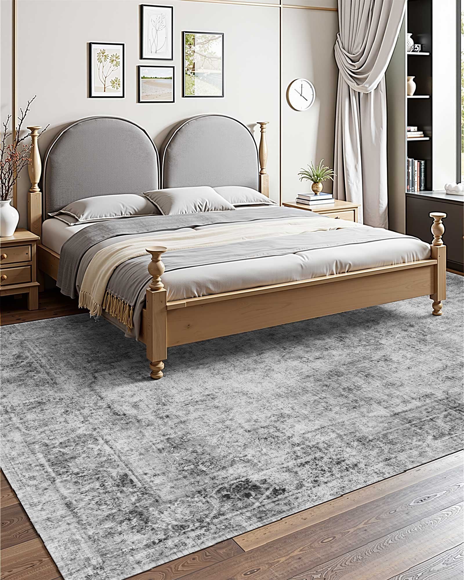 Area Rug, 2743.2 x 3658 mm Large Washable Boho Rug, Non-Slip and Tear-Resistant Soft Carpet, Pet & Child V952-JXTDDT9X12FTN8946001V0