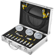 Hydraulic Pressure Test Kit, 250/400/600bar, 3 Gauges 11 Test Couplings 3 Test Hoses, Excavator Hydraulic V952-JXYBZ3T11G0050BLLV0