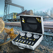 Hydraulic Pressure Test Kit, 250/400/600bar, 3 Gauges 9 Test Couplings 3 Test Hoses, Excavator Hydraulic Test V952-JXYBZ3T9G000XHZ9IV0