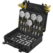Hydraulic Pressure Test Kit, 10/100/250/400/600bar, 5 Gauges 13 Couplings 14 Tee Connectors 5 Test Hoses, V952-JXYBZ5T13G0031N8JV0