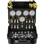 Hydraulic Pressure Test Kit, 10/100/250/400/600bar, 5 Gauges 13 Couplings 14 Tee Connectors 5 Test Hoses, V952-JXYBZ5T13G0031N8JV0